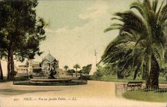 Nice CPA Seen of the public garden