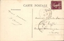 ND CPA Pilgrimage of the Oak (diocese of Mans) Statue miraculous couronnee on October 6th 1908