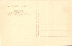 Saint Thegonnec CPA Details of the calvere (1610) Northern dimension