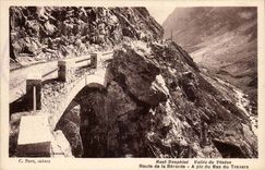High Dauphine CPA Vallee of Veneon Route of Berarde has peak of the bottom of through