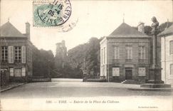 Vire CPA Entree de la place du chateau