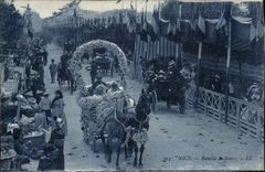 Nice CPA Bataile de fleurs (carnaval carnival)