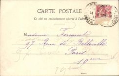 Nice CPA Panorama of the walk of midday