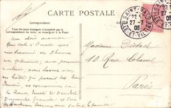 Saint Malo CPA Le sillon un jour de tempete