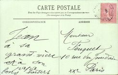 Saint Aubin CPA the dam has flight of bird