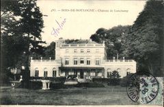 Paris (16eme) CPA Bois de Boulogne Chateau de Longchamp