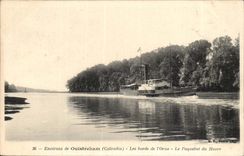 CPA Surroundings of Ouistreham CPA edges of Orne the steamer of Le Havre
