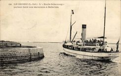 CRoisic CPA the Emile Solacroup partnt to make an excursion has Belle Isle at sea