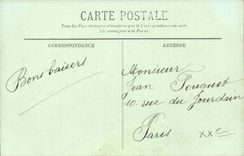 Pouliguen CPA the port and the walk