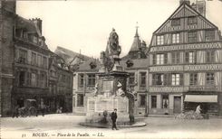 Rouen CPA Places of the virgin (Jeanne of arc)