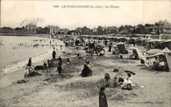 Pouliguen CPA the beach