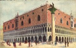 CPA Ducal Fantasy Venice Venezia Palazzo Italy Italia