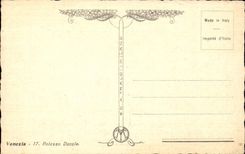 CPA Ducal Fantasy Venice Venezia Palazzo Italy Italia