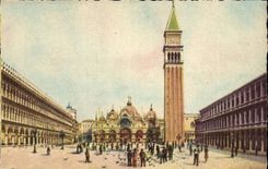 CPA Fantasy Venice Piazza S Marco Italy Italia