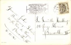 CPA Fantasy Flowers Happy New Year (horseshoe)