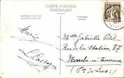 CPA Fantasy House in the countryside (laundrette)