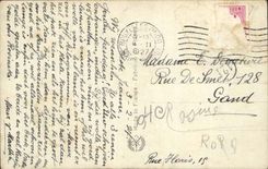 CPA gute Phantasie feiert Fleurs