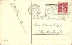 CPA Fantasy Children and bouquet