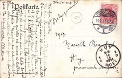 CPA Phantasie-Boot (Bootsschiff)