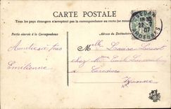 CPA Phantasie bluht Dekoration in der Entlastung