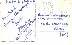 Verdelais CPA View towards the slopes