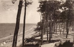 Arcachon CPA Les Abatilles La plage