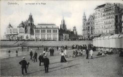 The Netherlands - Holland - Ostend - Kursaal and the Beach - CPA