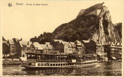 Belgium - Belgien - Belgium - Dining - Arrival of the Tourist Boat - CPA