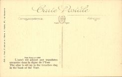 Belgium - Belgien - Belgium - Yser - the aute east lean with distinct the creusees in the worthy one of Yser - - CPA