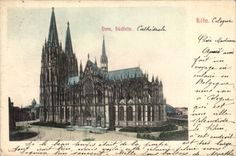 Cologne Koln CPA Dom Sudleite Cathedral