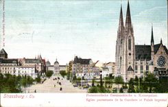 Strassburg CPA Protestant Church of the garrison and imperial palace