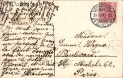 Strassburg CPA Protestant Church of the garrison and imperial palace