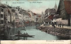 Strassburg CPA Klein Frankreich small France (nice shot)