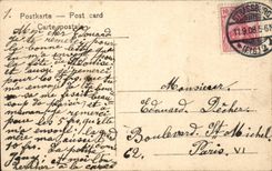 Strassburg CPA Seen from of the quay of the sinners (laundrette)