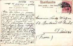 Strassburg CPA Seen from of the covered bridges