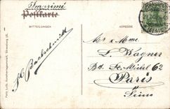 Strassburg CPA Bridge of the sea-green Rhine Kehl