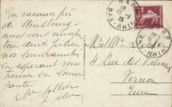 Mont Saint Odile CPA the pagan wall