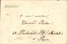 Strassburg CPA GRuss (relief map) Superb