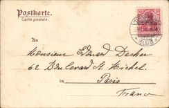 CPA GRuss aus Elsass Lothringen (folklore children)