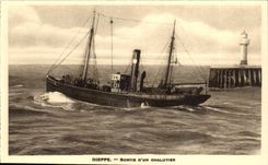 Dieppe CPA liess einen Schleppnetzfischer (Bootsboot)