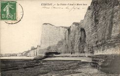 Etretat CPA the cliff of downstream has low tide
