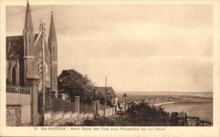 Sainte Address CPA Our Lady of the floods with prospect on the harbor