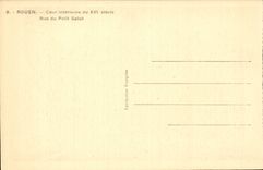 Rouen CPA interior Court of the 16th Street of the small safety