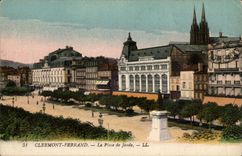 Clermont-ferrand CPA der Ort von Jaude