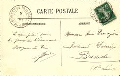 Farbton von Puy de Dome CPA Projetee in Richtung zu Clermont-ferrand