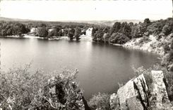 MODERN CARD Gour de Tazenat Old volcano quaternary time