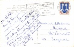 MODERN CARD Gour de Tazenat Old volcano quaternary time