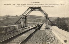 CPA Viaduct of Insipid Seen from of the station of Insipid the Cage intended for the maintenance of the sand glass