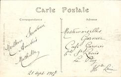 Royat CPA Entrance of the hydropathic establishment the Eugenie source