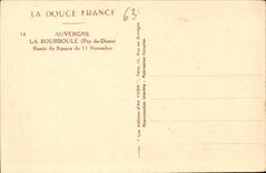 Bourboule CPA Bassin des allgemeinen Gartens des 11 November